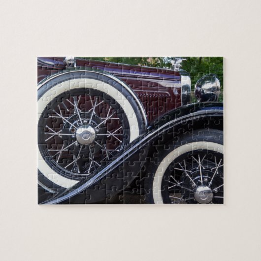 1930 Ford A klassieke auto Legpuzzel (Horizontaal)