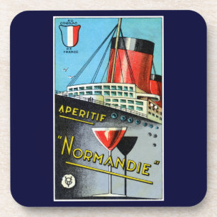 1930 Franse Apertif Normandie Onderzetter