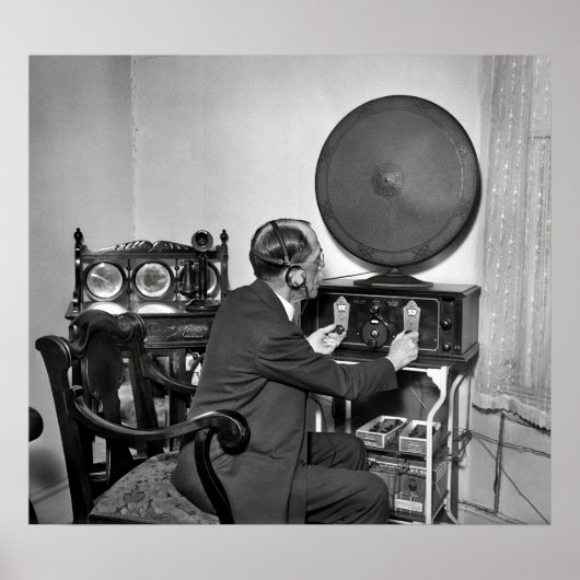 1930 HAM RADIO-EXPLOITANT POSTER (Voorkant)