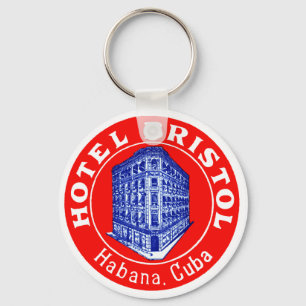 1930 Hotel Bristol Cuba Sleutelhanger