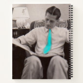 1930 lezen van het papier notitieboek (Achterkant)