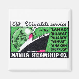 1930 Manila Steamship Company Magneet