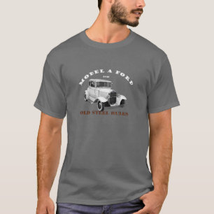 1930 Model A. Witte Vintage-auto. Hotrod. 1930. T-shirt