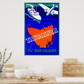 1930 Tasmania Travel Poster (Keuken)