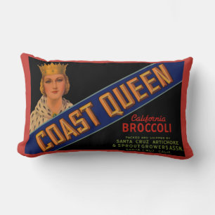 1930s Broccoli krat label 'Coast Queen' Kussen