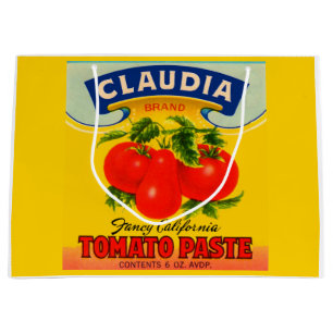 1930s Claudia tomato paste print Groot Cadeauzakje
