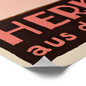 1930s Herkules Beer Poster Vintage German (Coin)