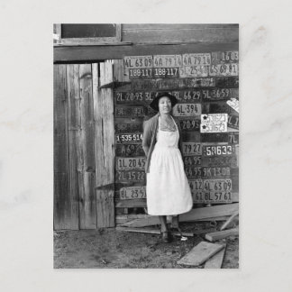 1930s het Collectie van het Bord van de Vergunning Briefkaart