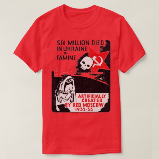 1930s Sovjetmisdaden in Oekraïne T-shirt (Design voorkant)