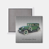 1931 Silverdome 4-deuropening Magneet (Voorkant / Achterkant)