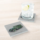 1931 Silverdome 4 onderzetter van deurglas (Schuin)