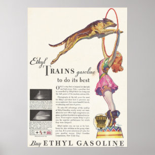 1932 Ad ethylgas Poster