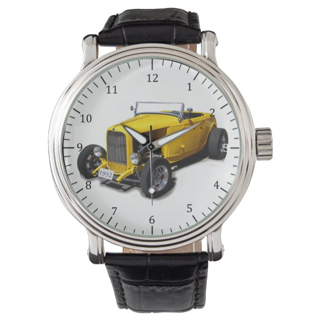 1932 geel Roadster horloge (Voorkant)