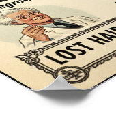 1932  haar Quick-Grow Tonic Adverteren Poster (Hoek)