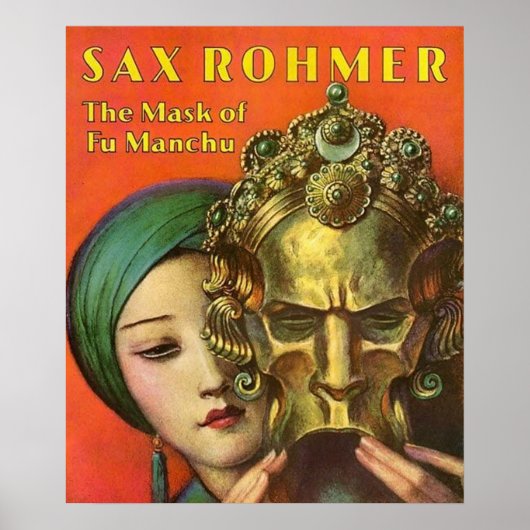 1932 Het masker van Fu Manchu cover Poster (Voorkant)
