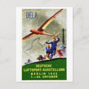 1932 Model van het Poster van de Mededinging van h Briefkaart