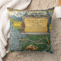 1932 Oregon Trail Gerestaureerde kaart