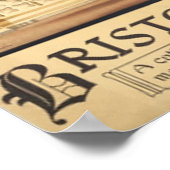  1933 Bristol GWR-reisposter Poster (Hoek)