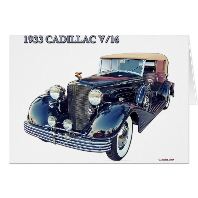 1933 CADILLAC V/16 #2 (Voorkant Horizontaal)
