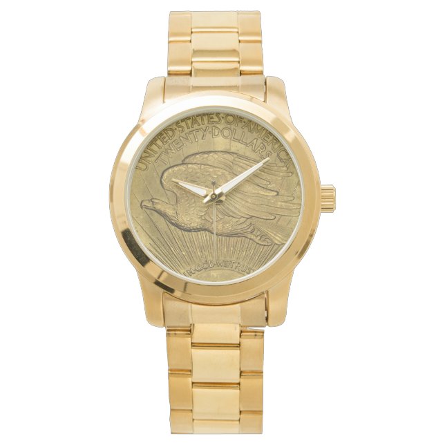 1933 DubbelEagle gouden munten Horloge (Voorkant)