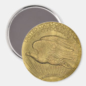 1933 DubbelEagle gouden munten Magneet (Voorkant / Achterkant)