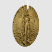 1933 DubbelEagle gouden munten Ornament (voorkant)