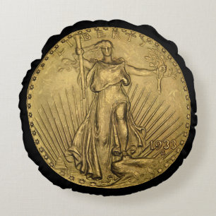 1933 het Dubbele Gouden Muntstuk van Eagle Rond Kussen