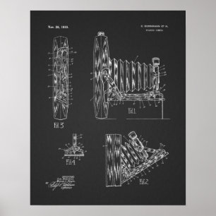 1933 Kunsttekenafdrukken voor camera-opvouwcamera Poster