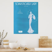 1933 Sophisticated Lady Poster (Keuken)