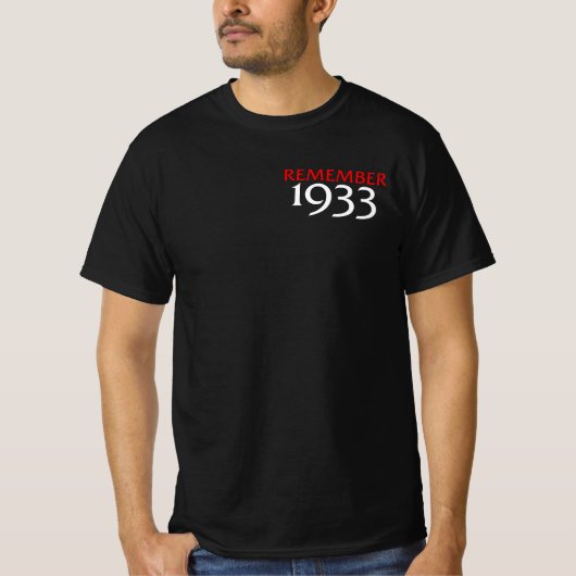 1933 T-shirt (Voorkant)