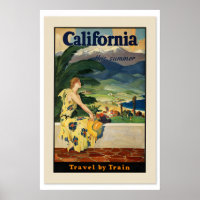1934 Californië Deze Zomer Reizen per Trein