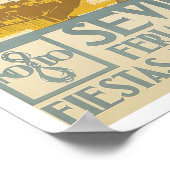 1934 Feria de Sevilla vintage Poster (Hoek)