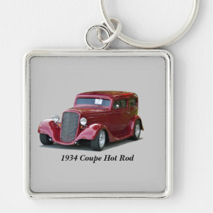 1934 Gepersonaliseerd hete dop Sleutelhanger