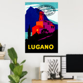 1934 Lugano Philatelic Poster (Thuiskantoor)