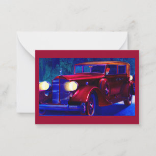 1934 Packard auto Notitiekaartje