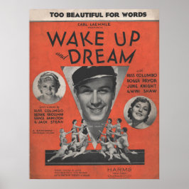 1934 Wakker worden en dromen Poster