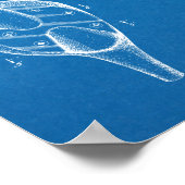 1935 Driver Golf Club Patent Art Drawing Print (Hoek)