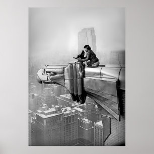 1935 MARGARET BOURKE NEW YORK CITY OUDE FOTO POSTER