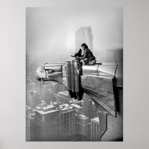 1935 MARGARET BOURKE NEW YORK CITY OUDE FOTO POSTER