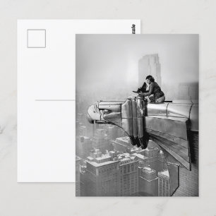 1935 MARGARET BOURKE NEW YORK CITY  PHOTO BRIEFKAART