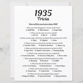 1935 Trivia spel