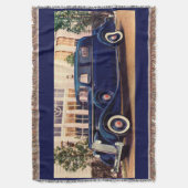 1936 blauwe verpakking deken (Voorkant Verticaal)