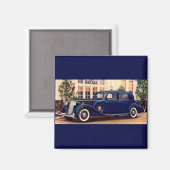 1936 blue Packard Magneet (Voorkant / Achterkant)