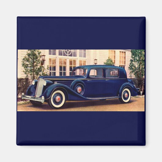 1936 blue Packard Magneet (Voorkant)