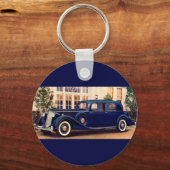 1936 blue Packard Sleutelhanger (Voorkant)