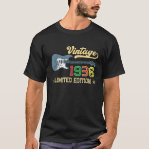 1936: Geestelijke geschenken, gitaarlovers 86Th B T-shirt