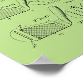 1936  Golf Club Patent Art Print (Hoek)