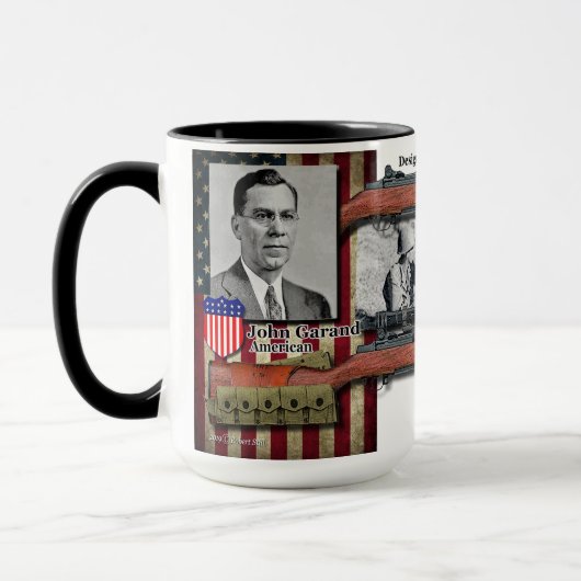 1936 Springfield M1 Garand Precision Coffee-Mok Mok (Links)