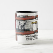 1936 Springfield M1 Garand Precision Coffee-Mok Mok (Midden)