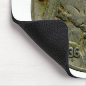 1936 US "Buffalo" nikkelkoppen mousepad Muismat (Hoek)